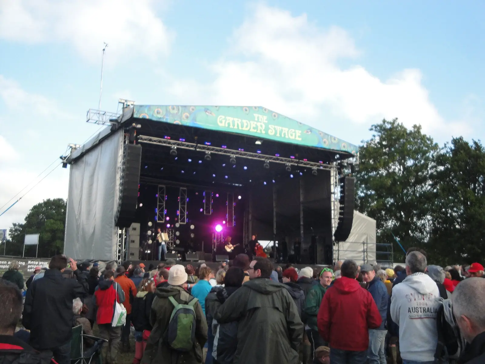 The Garden Stage and crowd at Isle of Wight Festival in 2012